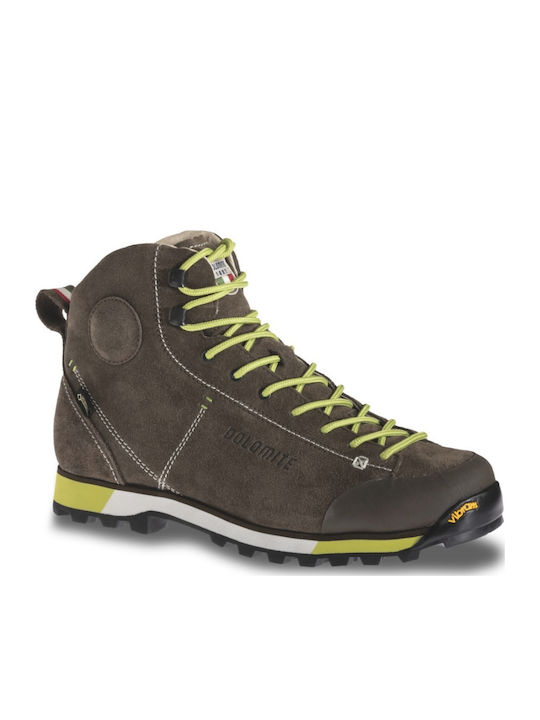 Dolomite Cinquantaquattro Hike GTX Men's Hiking Boots Waterproof with Gore-Tex Membrane Brown
