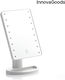 InnovaGoods Lighted Tabletop Makeup Mirror 12x27cm White