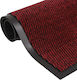 vidaXL Doormat Red 80x120εκ.