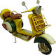 Ankor Vintage Metallic Miniature Bike 26.5x9.5x17.5cm