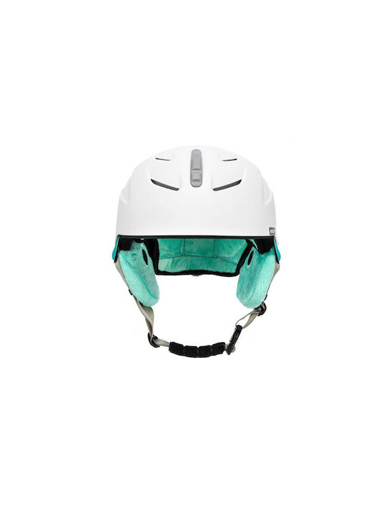 Meteor Lumi Ski & Snowboard Helm White / Mint