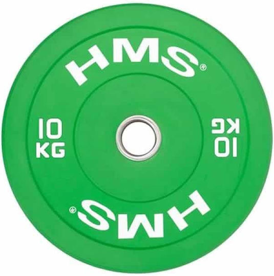HMS Scheibenset Olympischen Typs Gummierte 1 x 10kg Φ50mm