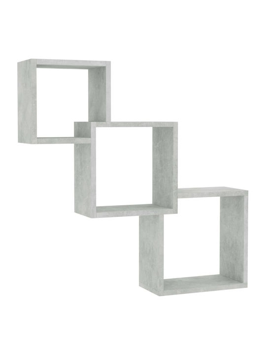 Shelf Wall Gray 84.50x15x27cm