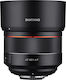 Samyang Full Frame Φωτογραφικός Φακός AF 85mm f/1.4 Telephoto για Nikon F Mount Μαύρος
