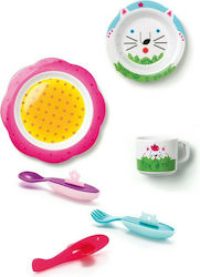 Guzzini Feeding Set Παιδικό σετ φαγητού 6τμχ made of Plastic Multicolour 6pcs