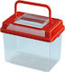 Ferplast Geo Small Fish Aquarium Capacity 1lt with 18.2x11.5x14cm Red