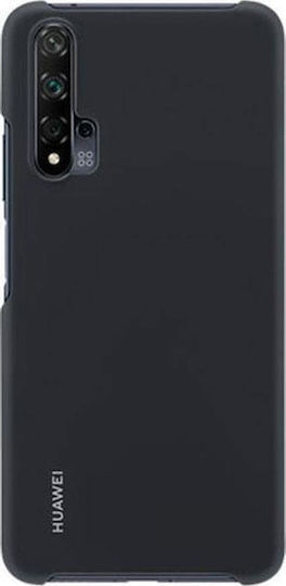 Huawei Protective Coperta din spate Plastic Negru (Huawei Nova 5T)