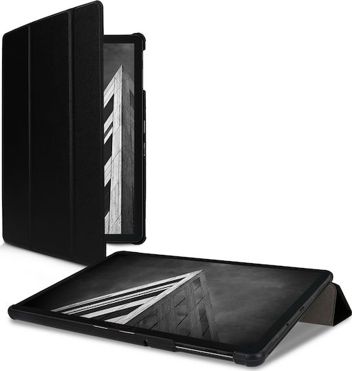 KWmobile Премиум Тънък Умен Калъф Флип Капак Черен Galaxy Tab S4 10.5