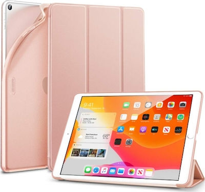 ESR Rebound Flip Cover Synthetic Leather / Silicone Rose Gold (iPad 2019/2020/2021 10.2'')