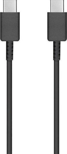 Samsung USB 3.0 Cable USB-C male - USB-C Μαύρο 1m EP-DN970CBE