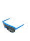 Polaroid Men's Sunglasses with Blue Frame and Black Polarized Lens PLD6037/S RCT/99