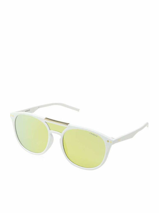 Polaroid Men's Sunglasses with White Plastic Fr...