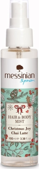 Messinian Spa Xmas Hair Mist Christmas Joy Chai Latte 100ml
