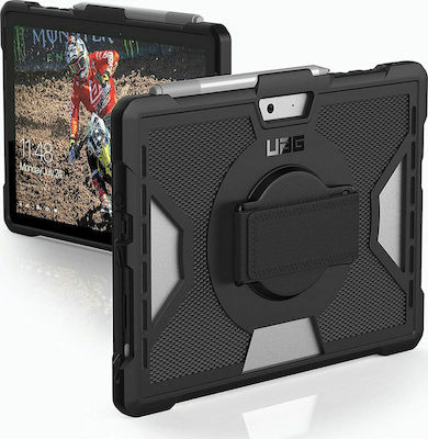 UAG Outback w Handstrap Back Cover Πλαστικό Μαύρο (Microsoft Surface Go)