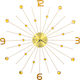 vidaXL Wall Clock Metallic Gold Ø70cm