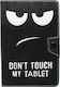 Don't Touch My Tablet Flip Cover Synthetic Leather Black (Universal 7") 34.800.0074