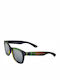 Italia Independent Men's Sunglasses with Multicolour Plastic Frame and Gray Lens 0090.TUC.009