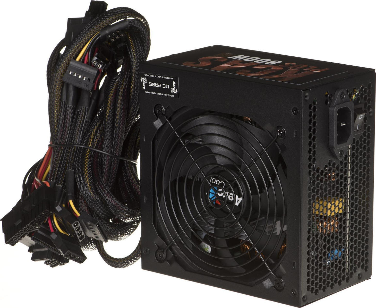 Блок питания aerocool. AEROCOOL KCAS Plus 800w. Блок питания 800w AEROCOOL (KCAS-800w Plus). AEROCOOL ATX 800w KCAS Plus 800. Блок питания AEROCOOL KCAS Plus 800, 800вт, 120мм, черный, Retail [KCAS-800w Plus].