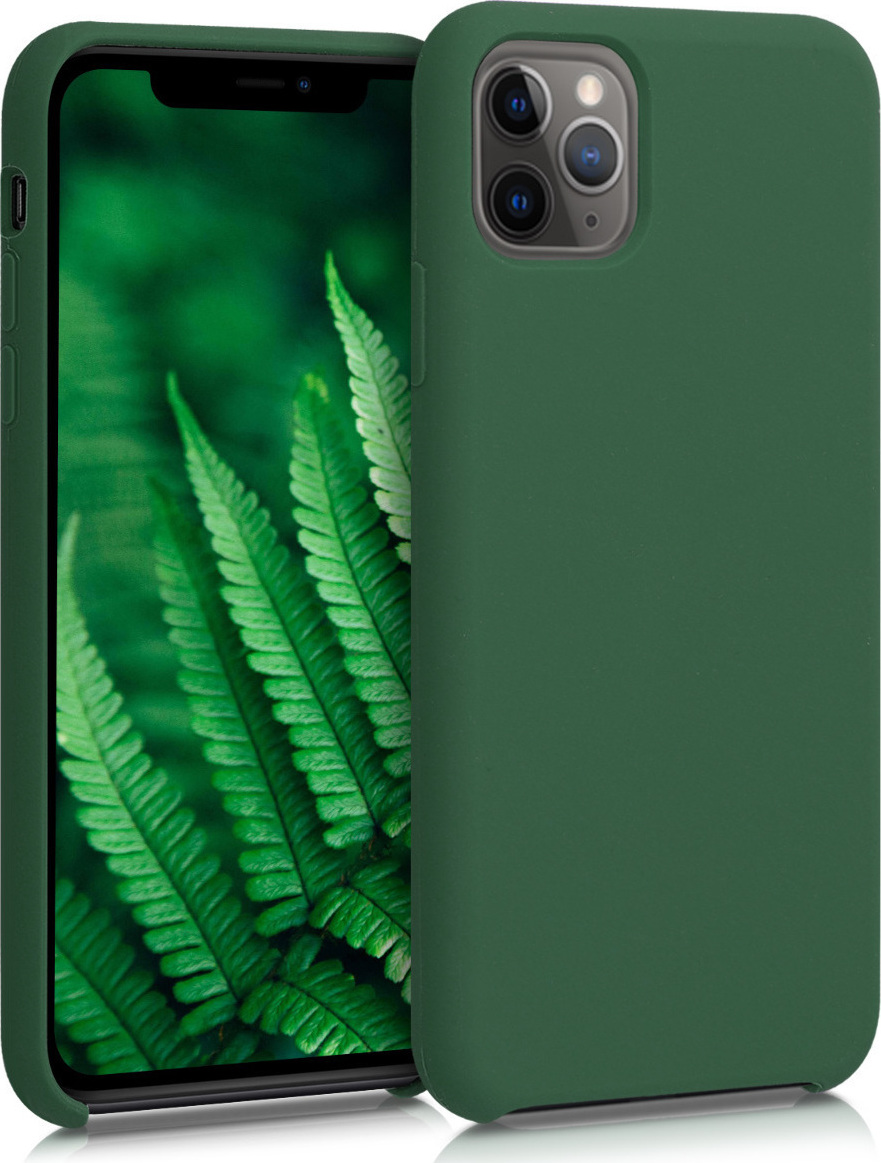 KW Soft Flexible Rubber Back Cover Σιλικόνης Dark Green (iPhone 11 Pro