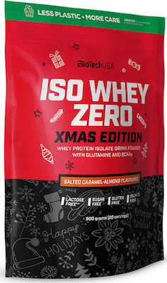 Biotech USA Iso Whey Zero Protein Gluten & Lactose Free Salted Caramel Almond 500gr