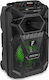 Fenton Karaoke Speaker With Wired Microphone And Lighting Effects FPC8T 170.089 Black