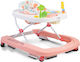 Cangaroo Zoo Baby Walker with Music Pink