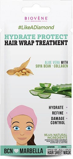 Biovene LikeADiamond Haarmaske für Hydratation mit Aloe Vera 30g