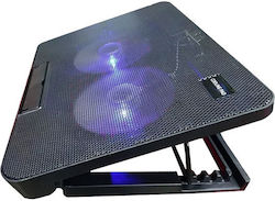 Factory N99 Cooling Pad με 2 Ανεμιστήρες και Φωτισμό Factory N99 Cooling Pad με 2 Ανεμιστήρες και Φωτισμό