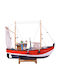 Vintage Fishboat Christmas Boat Wooden 40x37cm