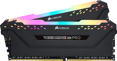 Corsair Vengeance RGB Pro 64GB DDR4 RAM cu 2 module (2x32GB) și Viteză 3600 pentru Desktop