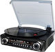 Roadstar TTR-9645EBT Turntables with Preamp and Built-in Speakers Black