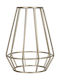 VK Lighting Καπέλο Φωτιστικού Ακανόνιστου Σχήματος Χρυσό με Πλάτος 13cm