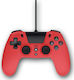 Gioteck VX4 Wired Gamepad for PC / PS4 Red