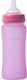 Bo Jungle Thermo Bottle Γυάλινο Μπιμπερό 0-6m Pink 300ml