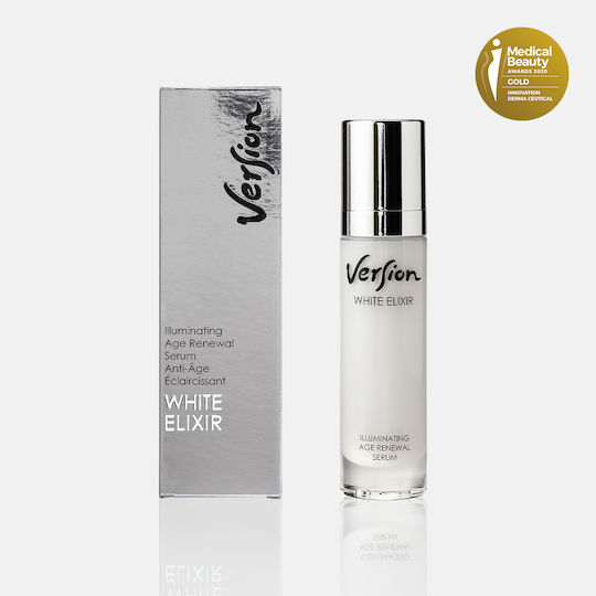 Version White Elixir Αντιγηραντικό Serum Προσώπου με Πεπτίδια & Υαλουρονικό Οξύ 50ml
