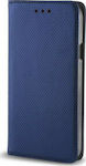 Forcell Smart Magnet Buchen Sie Synthetisches Leder Marineblau (Redmi Note 8T)