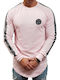 Vinyl Art Clothing Men's Long Sleeve Blouse Pink 19612-03