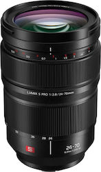 Panasonic Lumix S Pro 24-70Mm F/2.8 Cadru complet pentru montură Leica L Panasonic Lumix S Pro 24-70Mm F/2.8 Cadru complet pentru montură Leica L