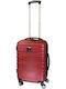 Forecast Cabin Hard Red Suitcase With 4 Wheels Height 55cm