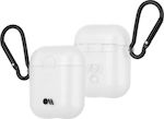 Case-Mate Hook Ups Case Silicone with Hook in White color for Apple AirPods 1 / AirPods 2