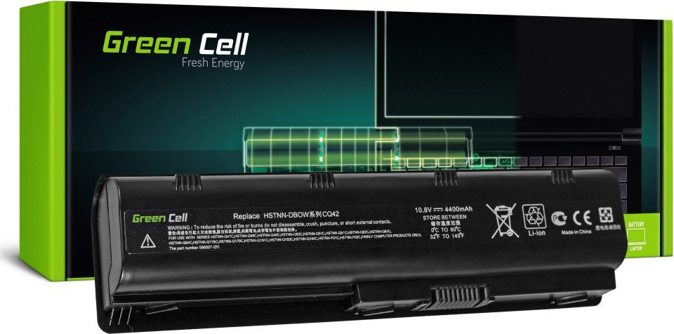 Get tangled broken episode Green Cell Συμβατή Μπαταρία για HP Pavilion CQ62/635/650/655 με 4400mAh  (HP03) | Skroutz.gr