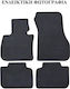 Petex Set of Front and Rear Mats 4pcs for Citroen C1 2005-2014 Black