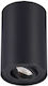 Trio Lighting Cookie Single Spot with Socket GU10 in Black Color