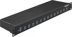 DeLock USB-Hub 13 Anschlüsse (USB-A) 64039