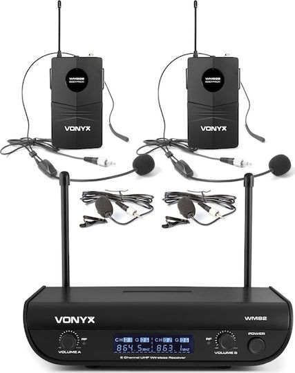 Vonyx WM82B Set Wireless Δυναμικό Microphone Head for Vocals