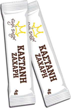 Royal Sugar Brauner Zucker kristallin 1000 Sticks -> Stäbchen