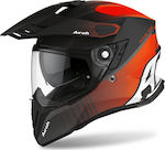 Airoh Commander Orange Matt Motorradhelm Ein-Au...