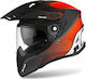 Airoh Commander Orange Matt Motorcycle Helmet On-Off DOT / ECE 22.05 1430gr with Pinlock and Sunvisor AIR000KRA176