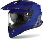 Airoh Commander Color On-Off Helmet with Pinlock and Sun Visor DOT / ECE 22.05 1430gr Blue Matt AIR000KRA178