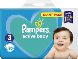 Pampers Active Baby Nr. 3 für 6-10kgkg 90cm